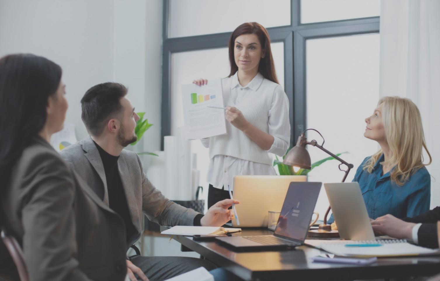 Interactive financial workshop session with participants learning flexible budgeting techniques